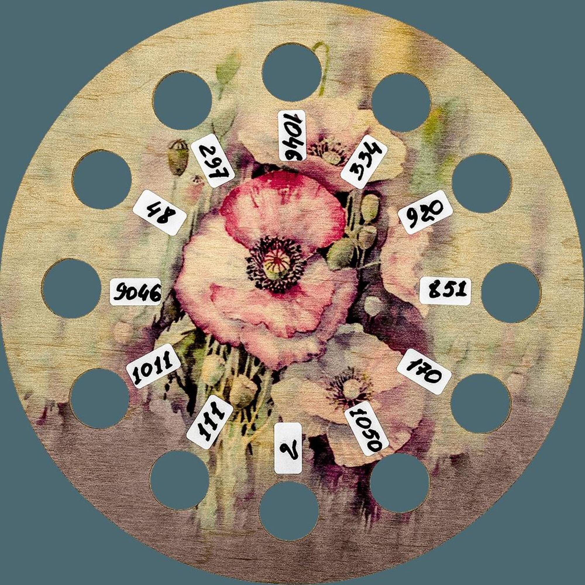 Wonderland Crafts 13mm x 7mm Stickers for Embroidery Organizers